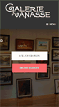 Mobile Screenshot of galerievanasse.com